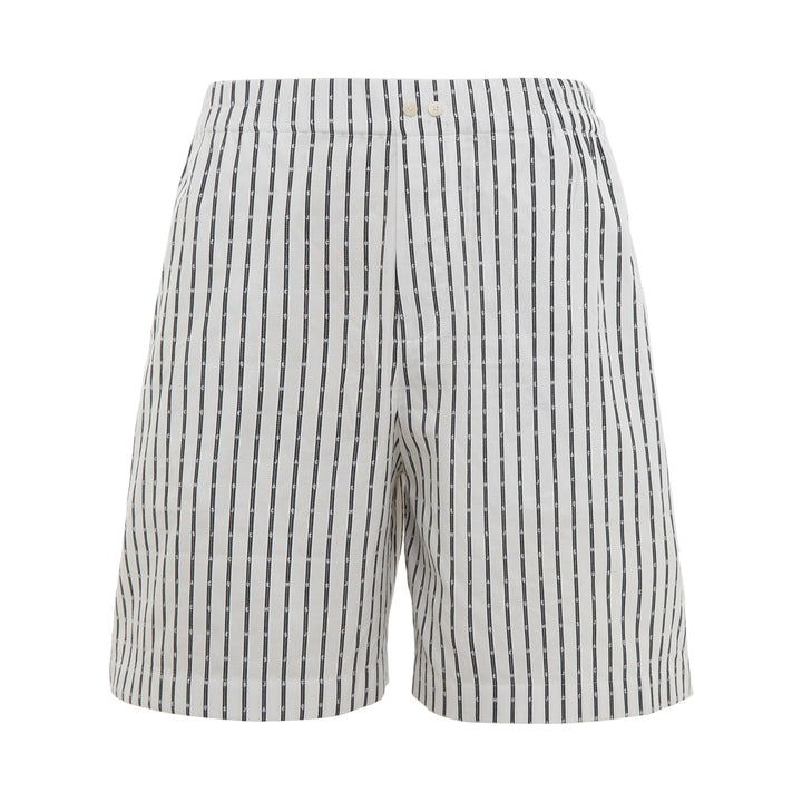 Striped Bermuda Shorts