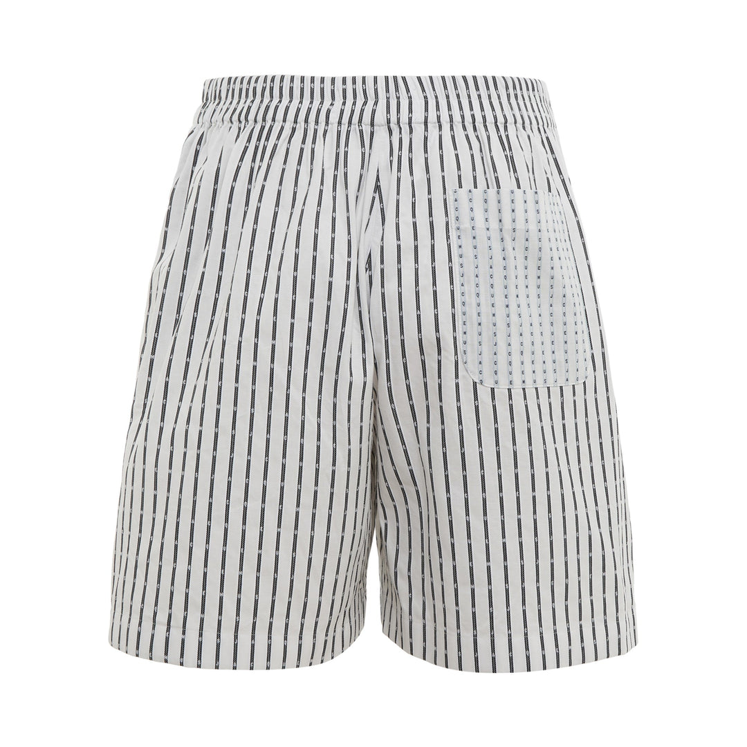 Striped Bermuda Shorts