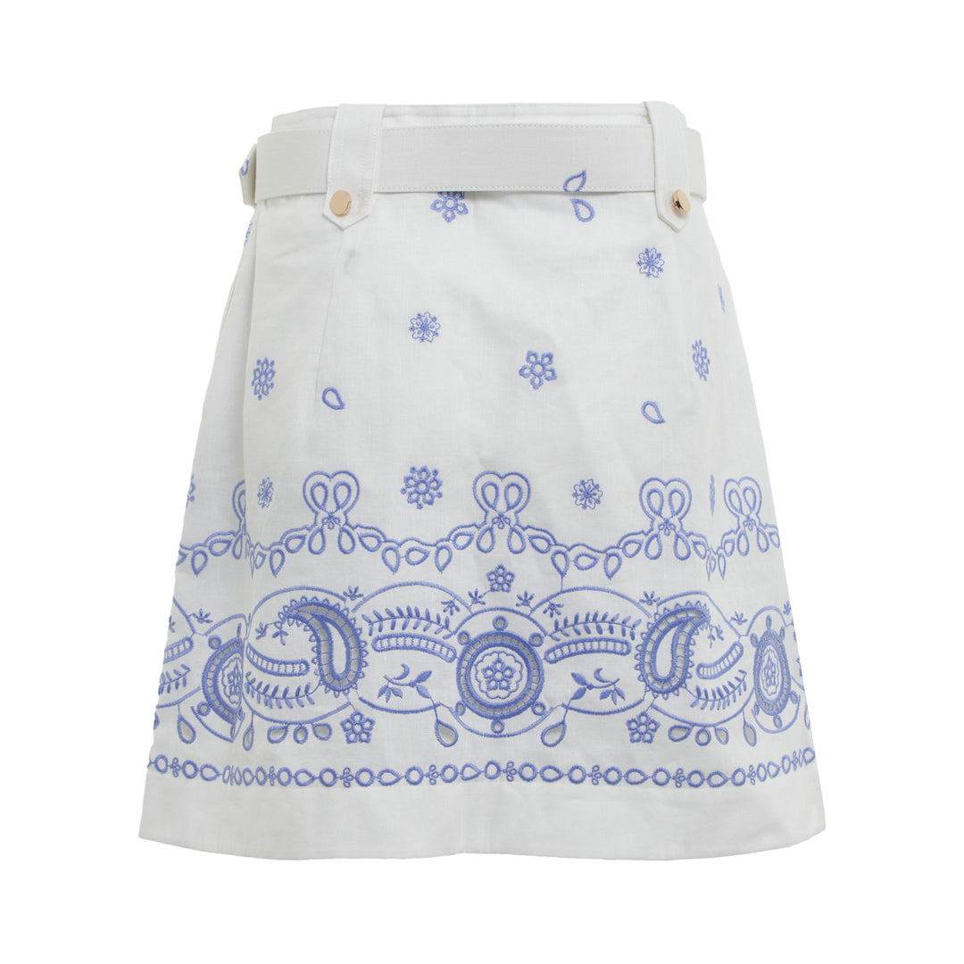 Self-Portrait Embroidered Mini Skirt – Available at Club 21, Official Retailer in Singapore, Malaysia & Thailand with Global Shipping Online