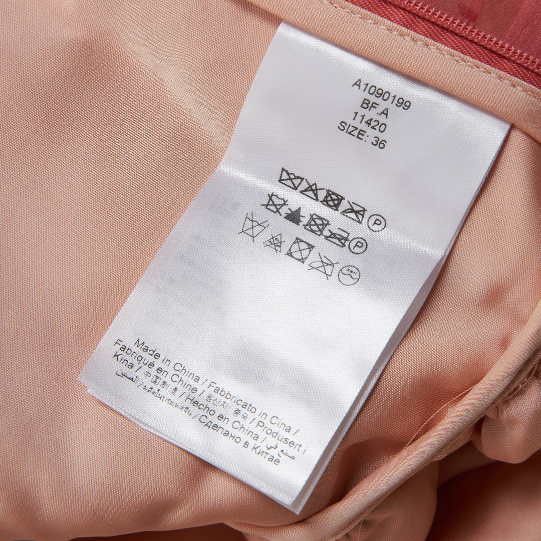 Shibori Organza Mini Skirt