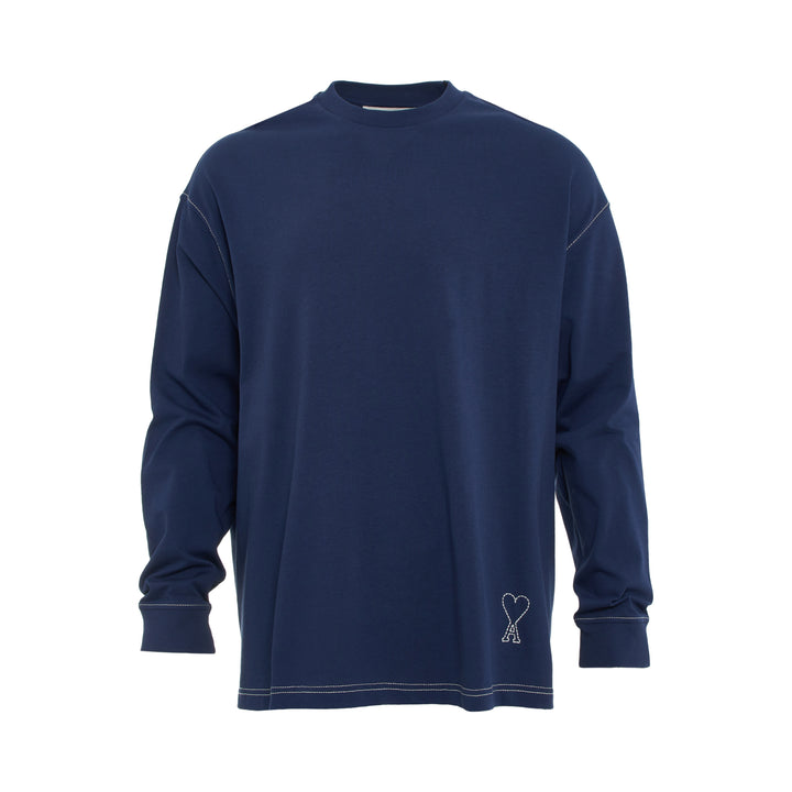 AMI Long Sleeve Oversize Topstitch Shirt – Available at Club 21, Official Retailer in Singapore, Malaysia & Thailand with Global Shipping Online