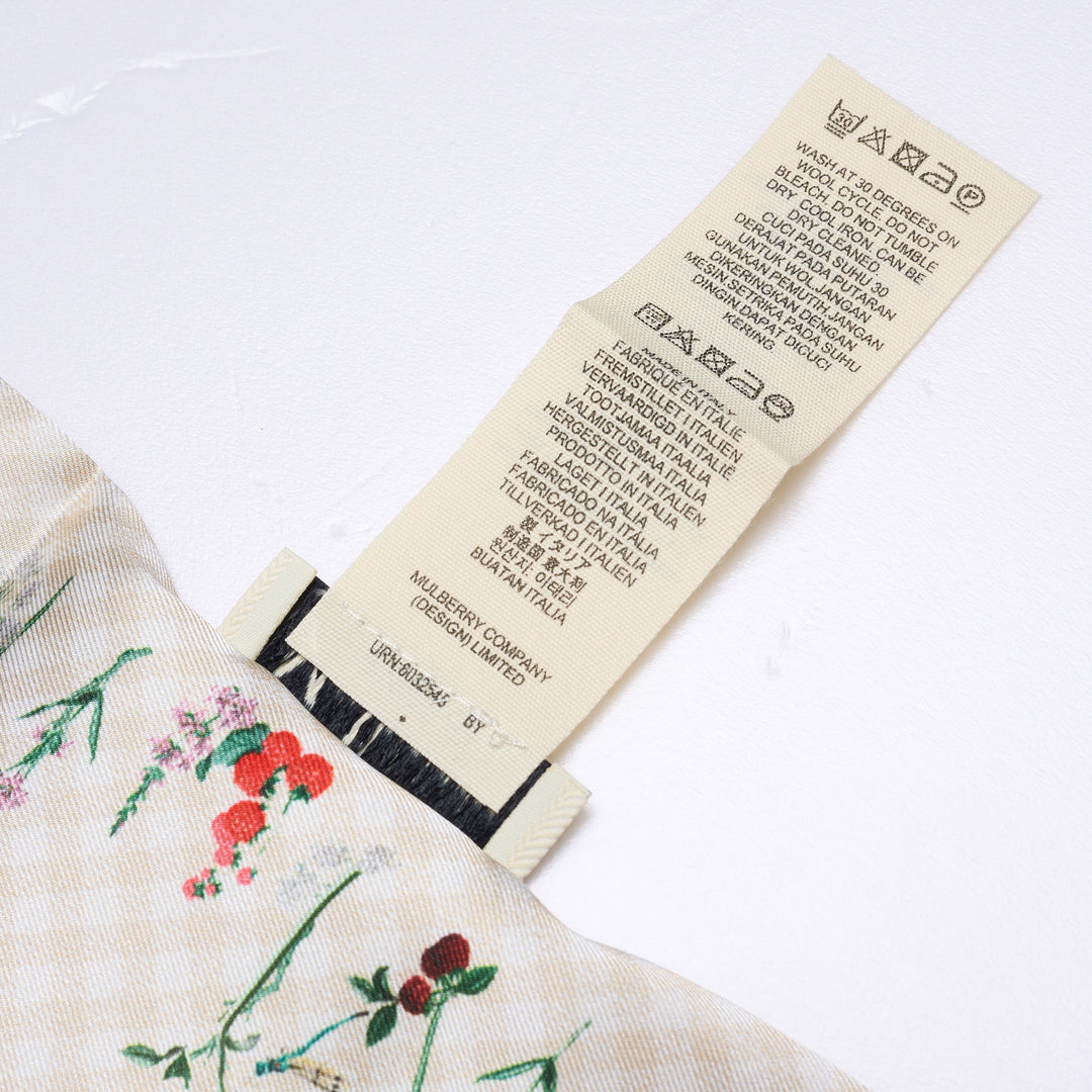 River Side Floral Skinny Scarf