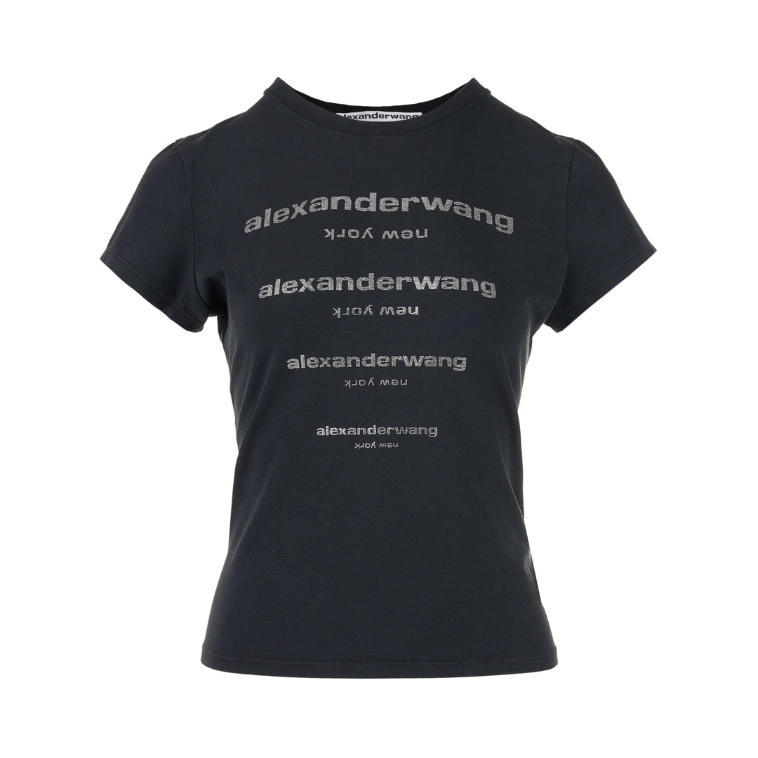 Fitted Tee With Hotfix Gradient