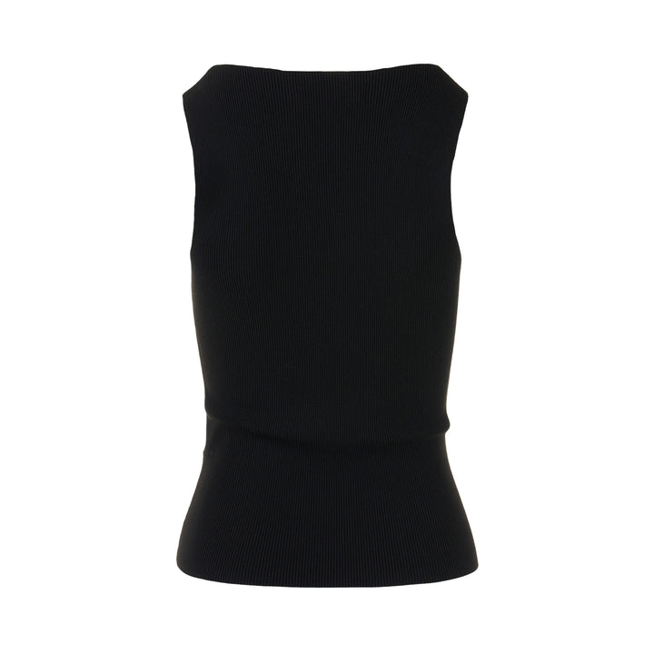 Racer Tank With Jacquard Logo