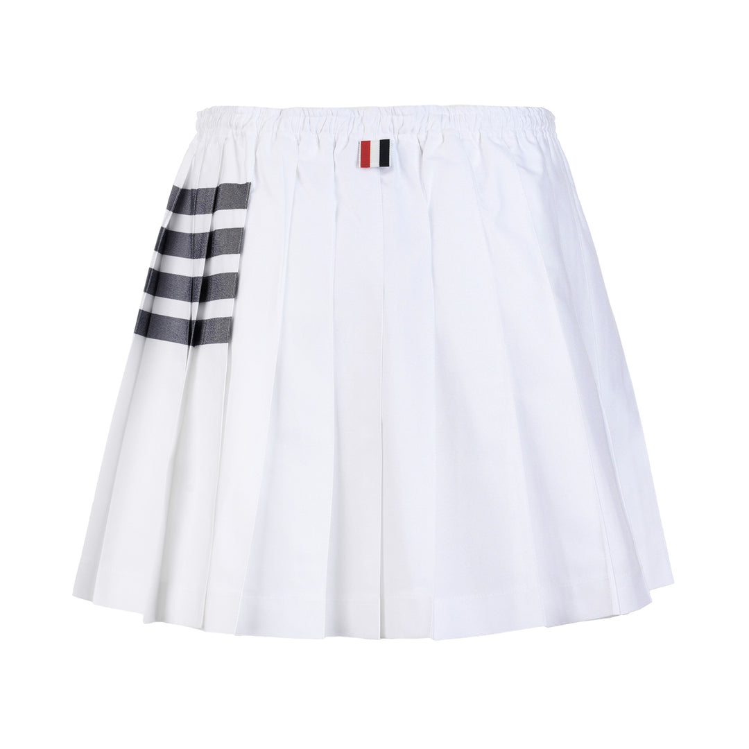 Mini Drawstring Pleated Skirt