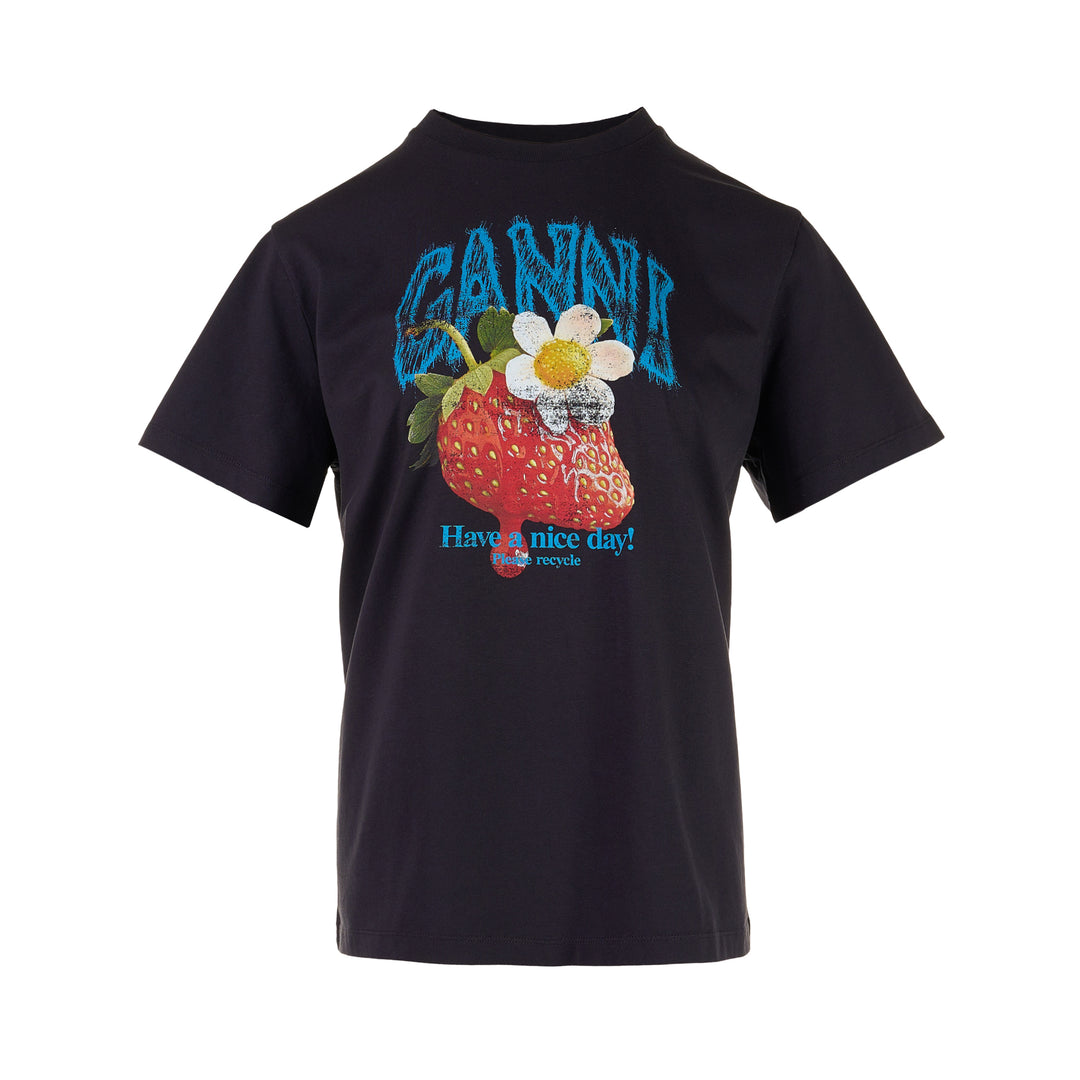 Strawberry Graphic Cotton Tee