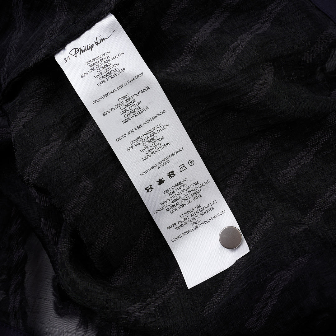 Textured Organza Short Sleeve Top