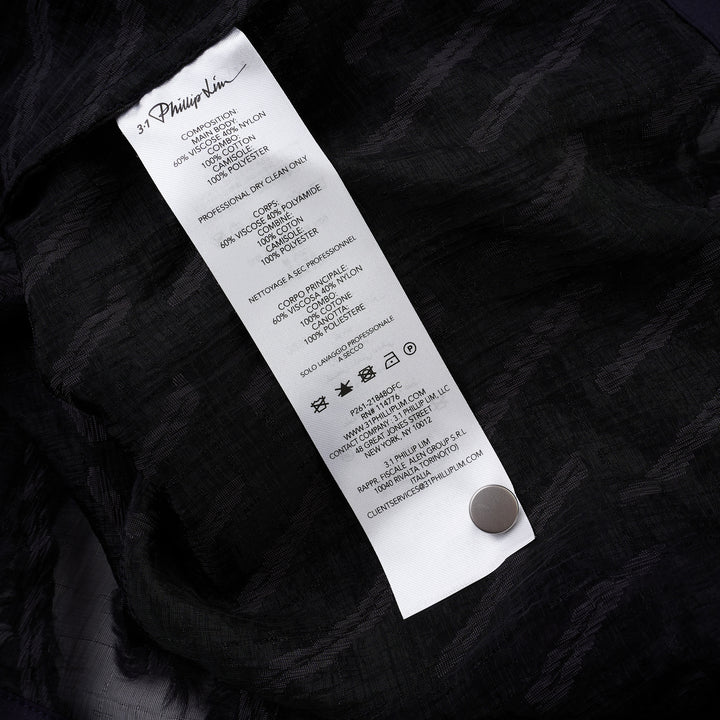 Textured Organza Short Sleeve Top