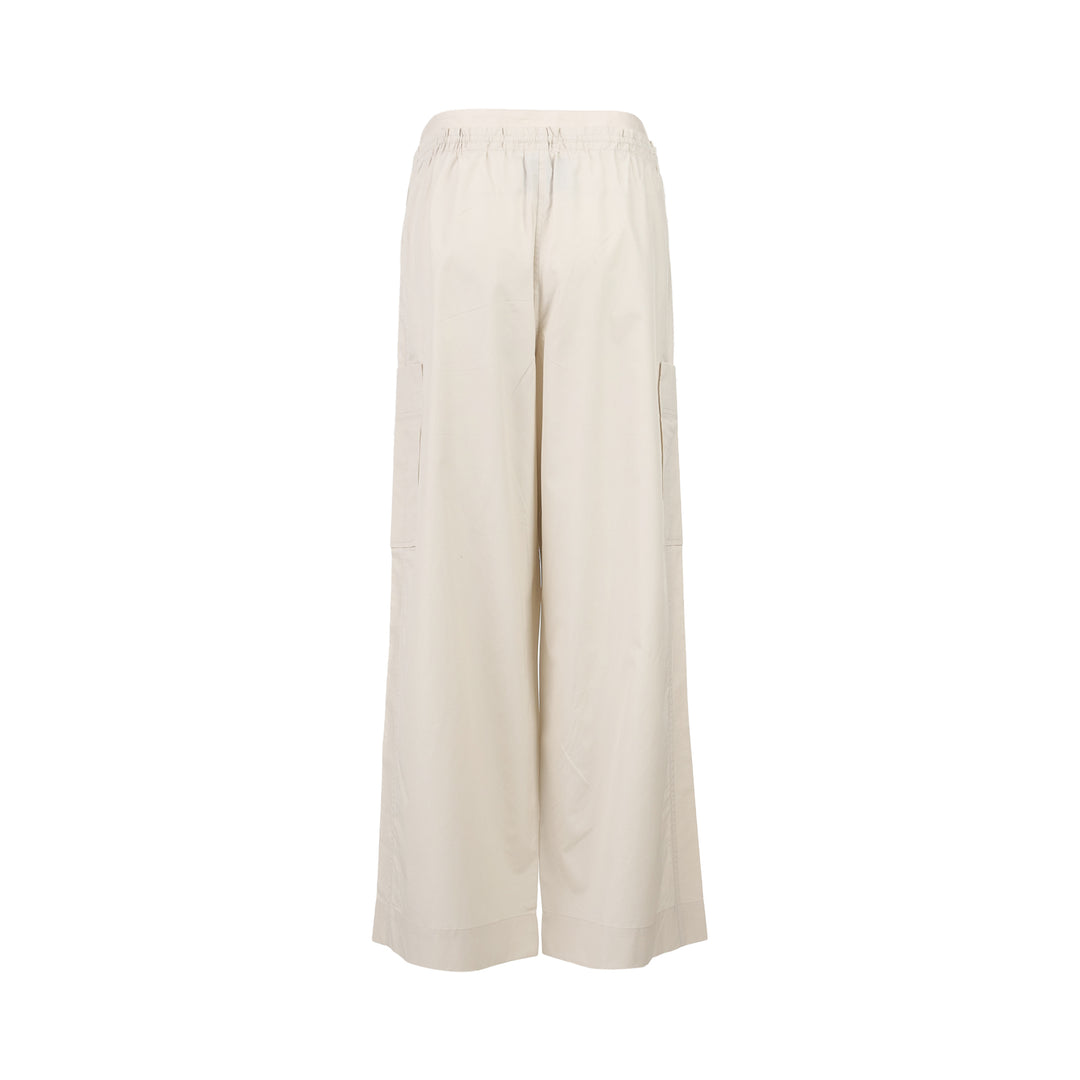 Double Waistband Poplin Pants