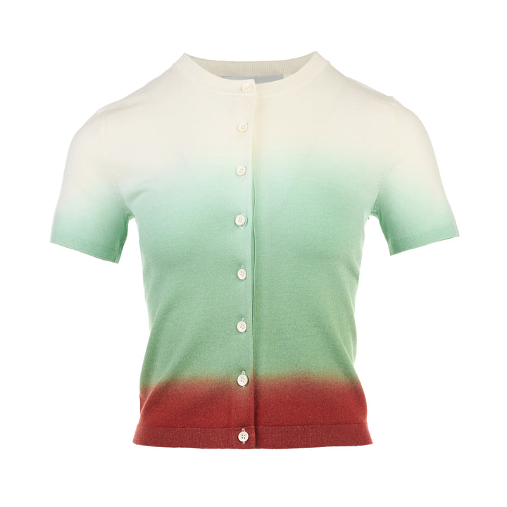 Lightweight Short Sleeve Button-Up Cardigan