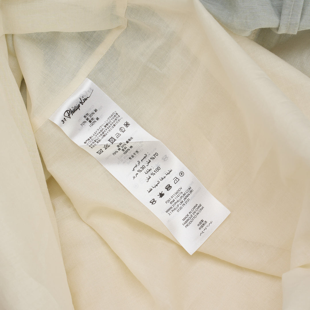 Ombré Voile Gathered Maxi Dress
