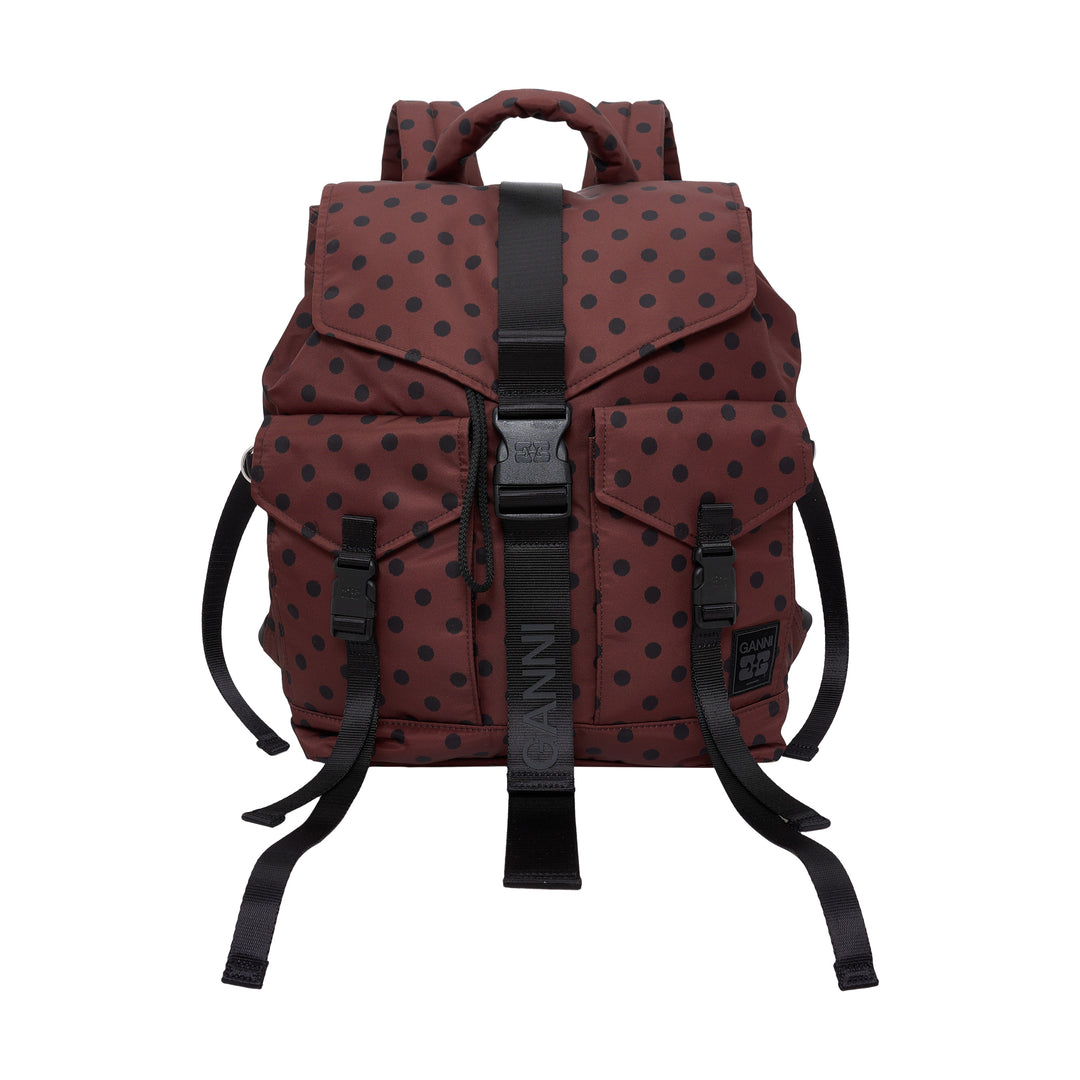 Printed Nylon Backpack