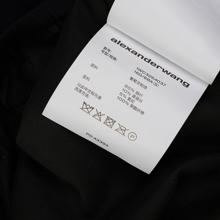 Mid-Rise Pleated Shorts