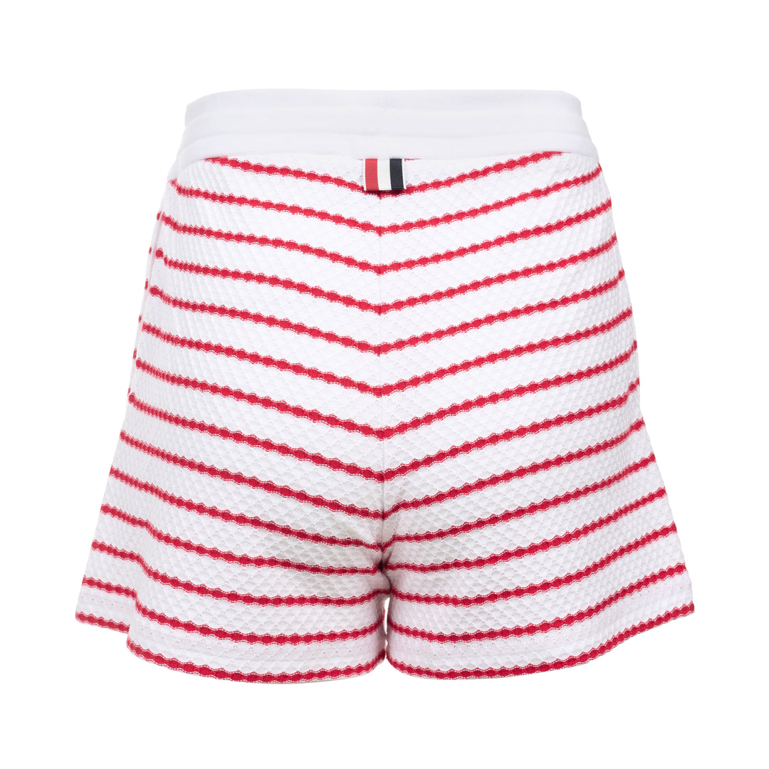 Thom Browne Striped Textured Honeycomb Shorts - view 2