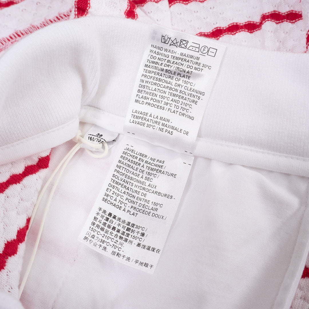 Thom Browne Striped Textured Honeycomb Shorts - view 4