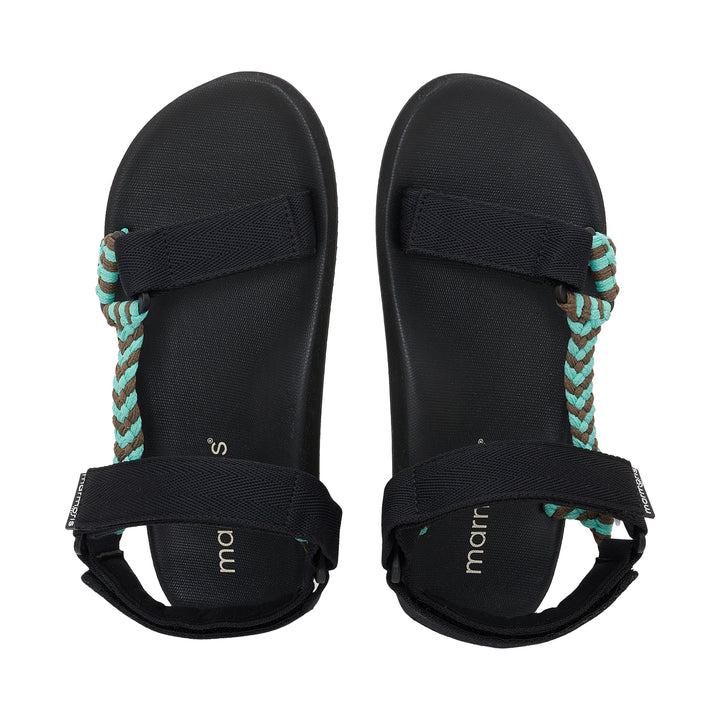 Wander Turquoise Gray Sandals