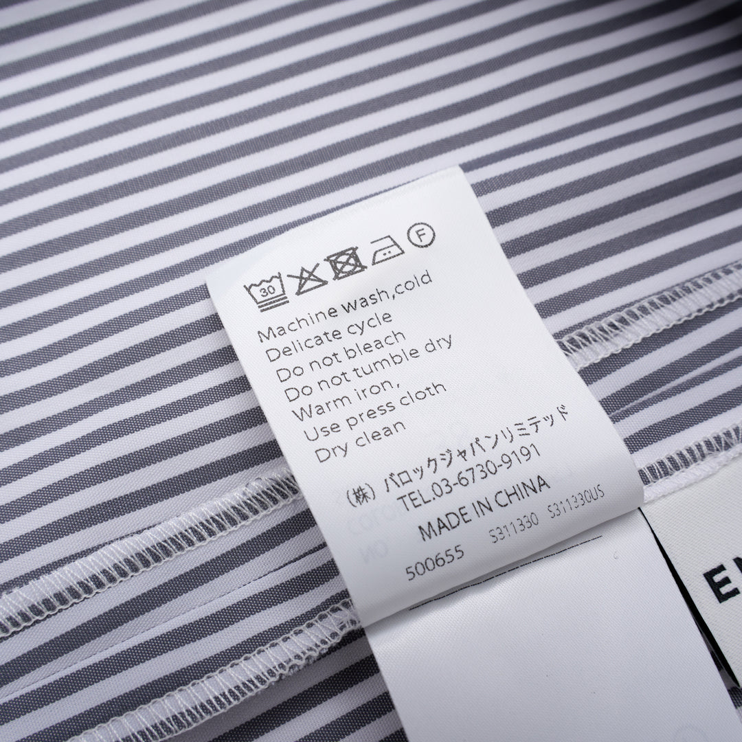 Striped Flutter Sleeve Box Dress