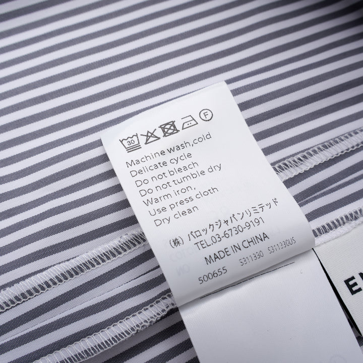 Striped Flutter Sleeve Box Dress