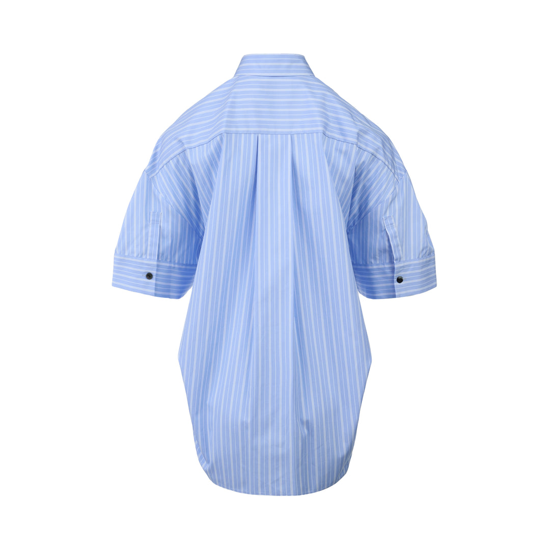 Striped 3D Short Sleeve Shirt