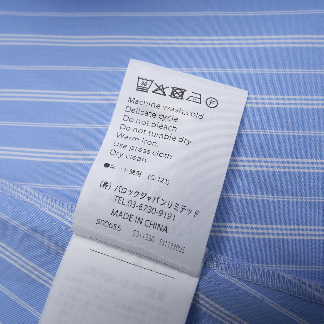 Striped 3D Short Sleeve Shirt