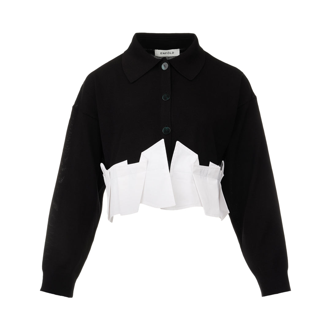 Tucked Docked Hem Cardigan