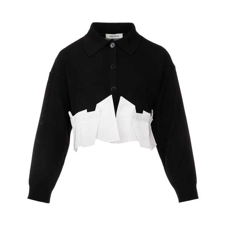Tucked Docked Hem Cardigan