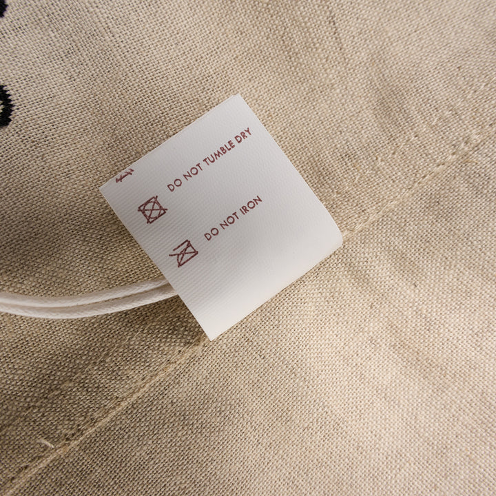 Printed Linen Sleeveless Vest