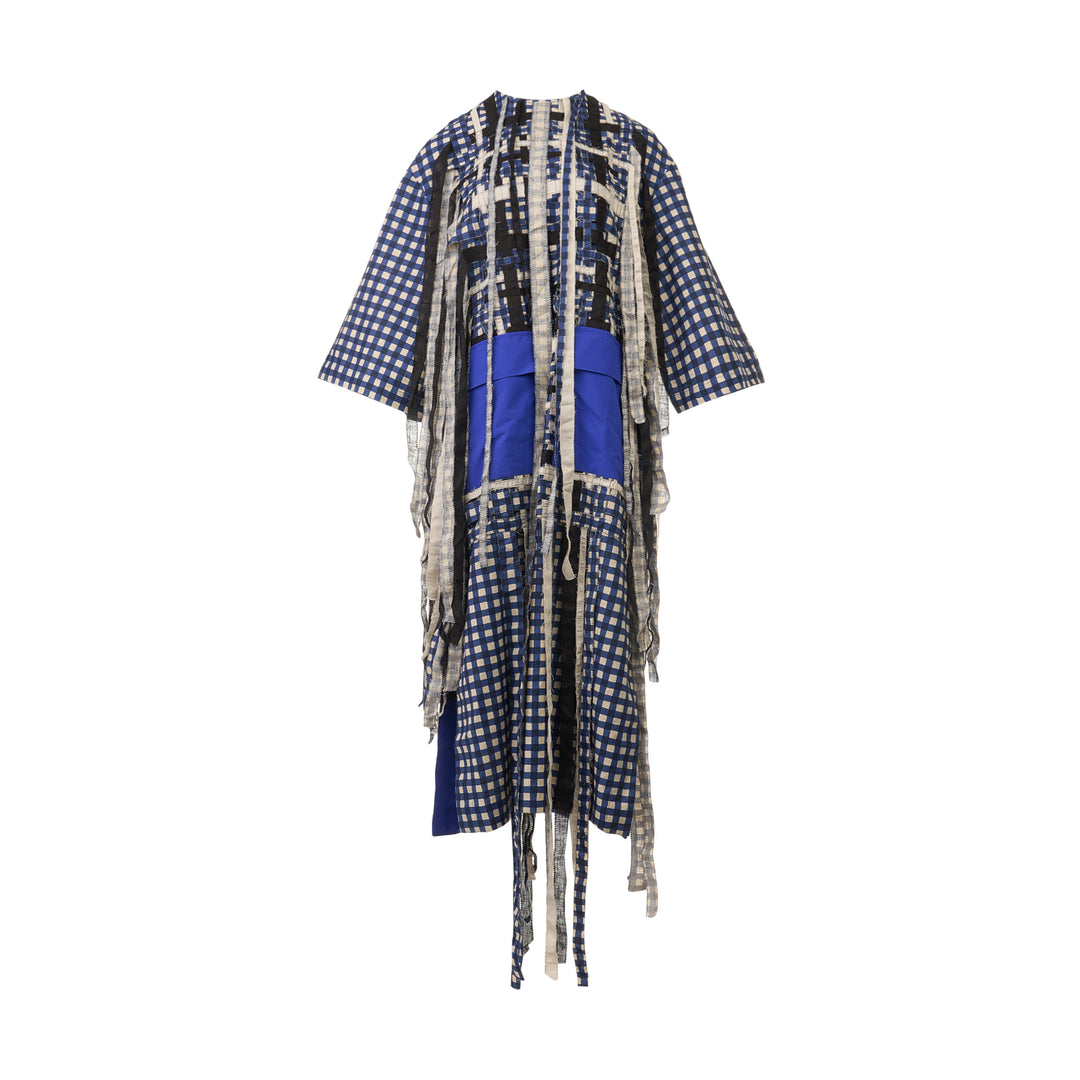 Pleated Hem Linen Shirt Dress