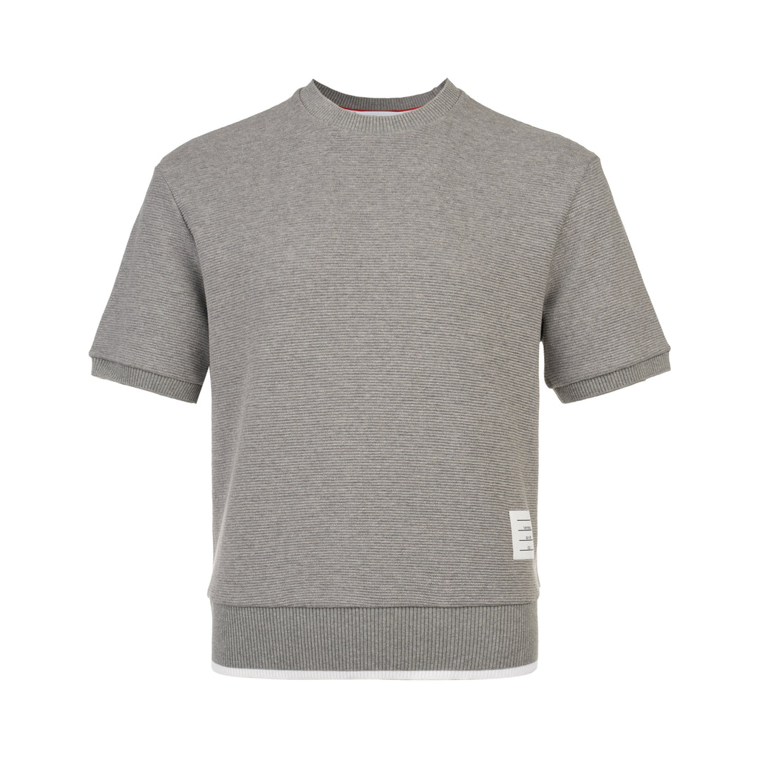 Short Sleeve Rib Cuff Tee