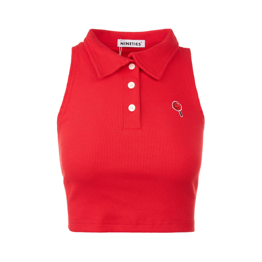 Boonie Cropped Polo Top