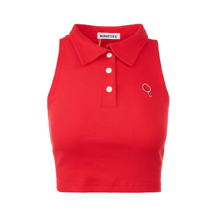 Boonie Cropped Polo Top