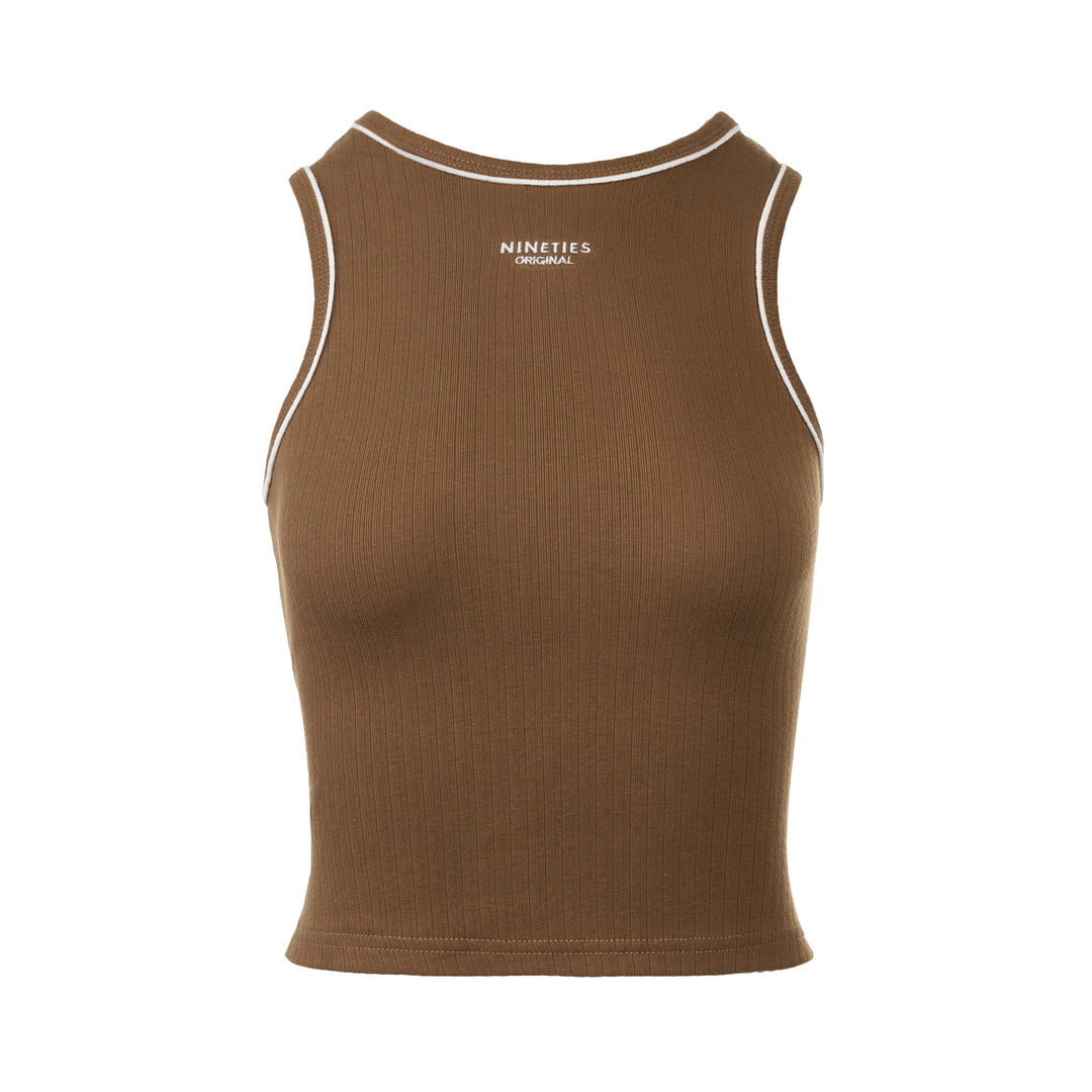 Hazelene Ribbed Tank Top
