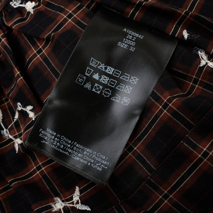 Yarn Dyed Check Mini Dress