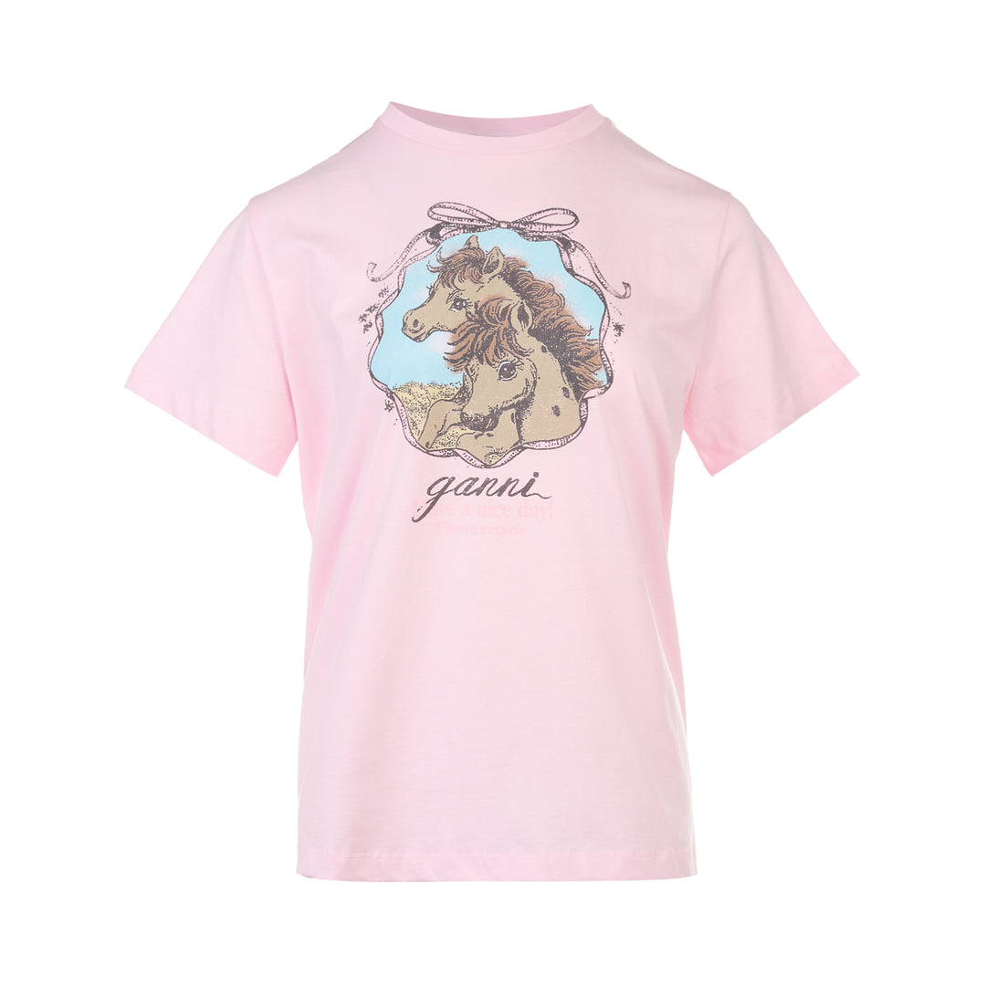 Horse Graphic Cotton Jersey Tee