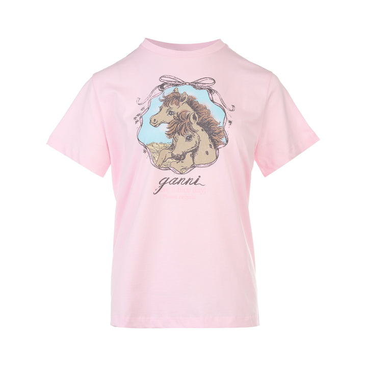 Horse Graphic Cotton Jersey Tee