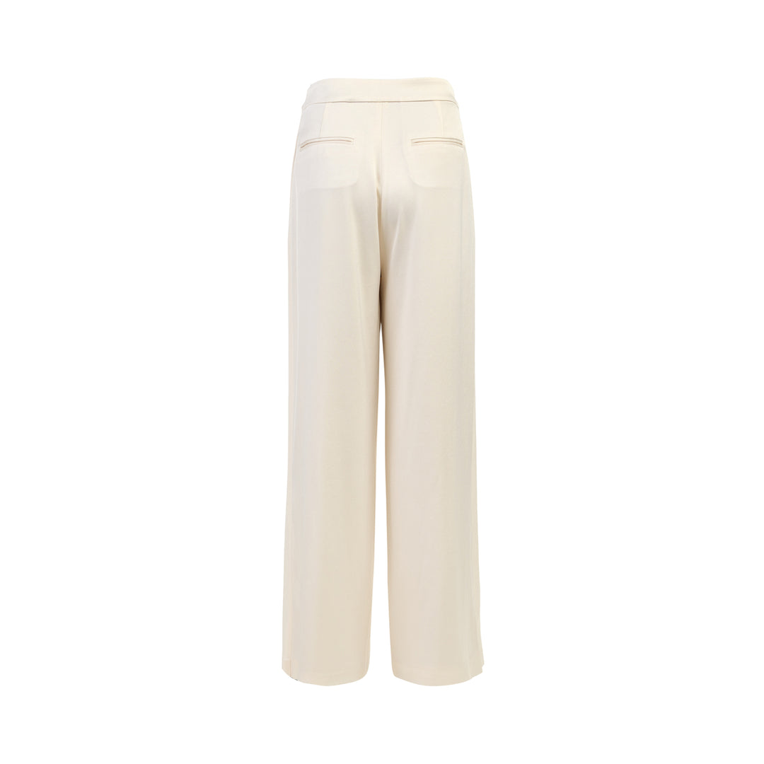 Club21 Collection Quinn Wide-Leg Crepe Trousers - view 2