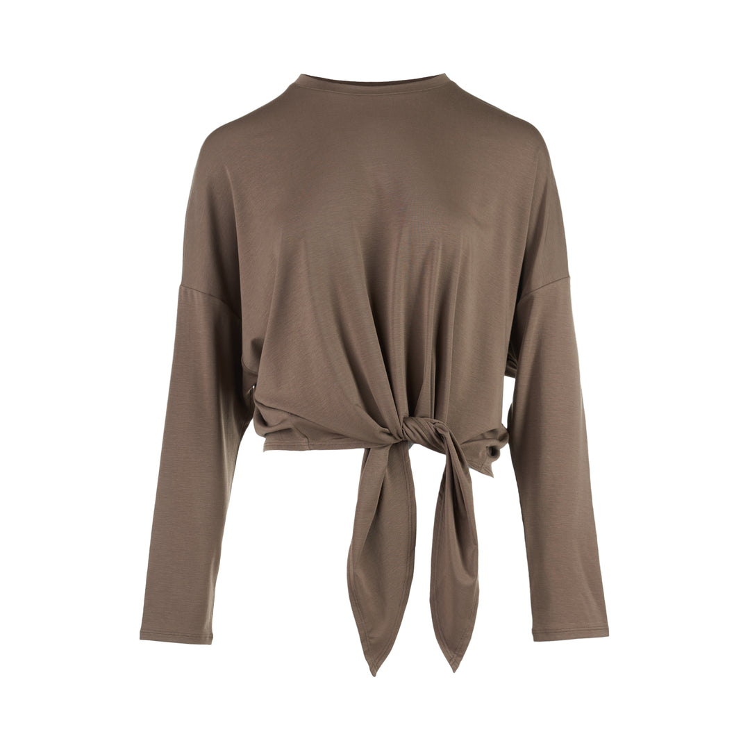 Club21 Collection Leni Mesh Cotton Jersey Top