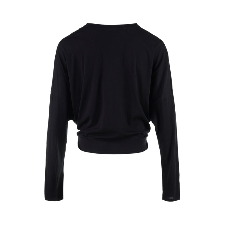 Club21 Collection Leni Mesh Cotton Jersey Top - view 2