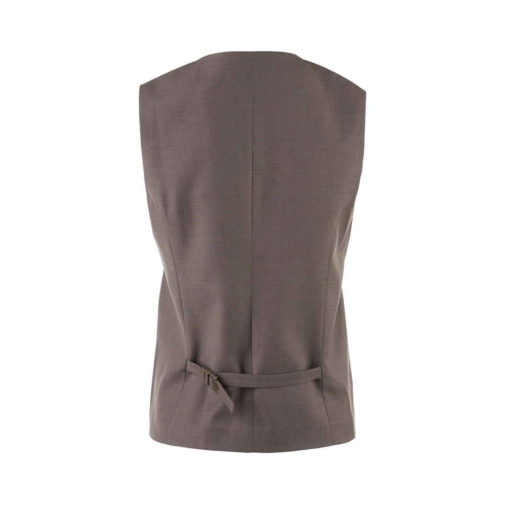 Club21 Collection Iris Tailored Wool-Blend Vest - view 2