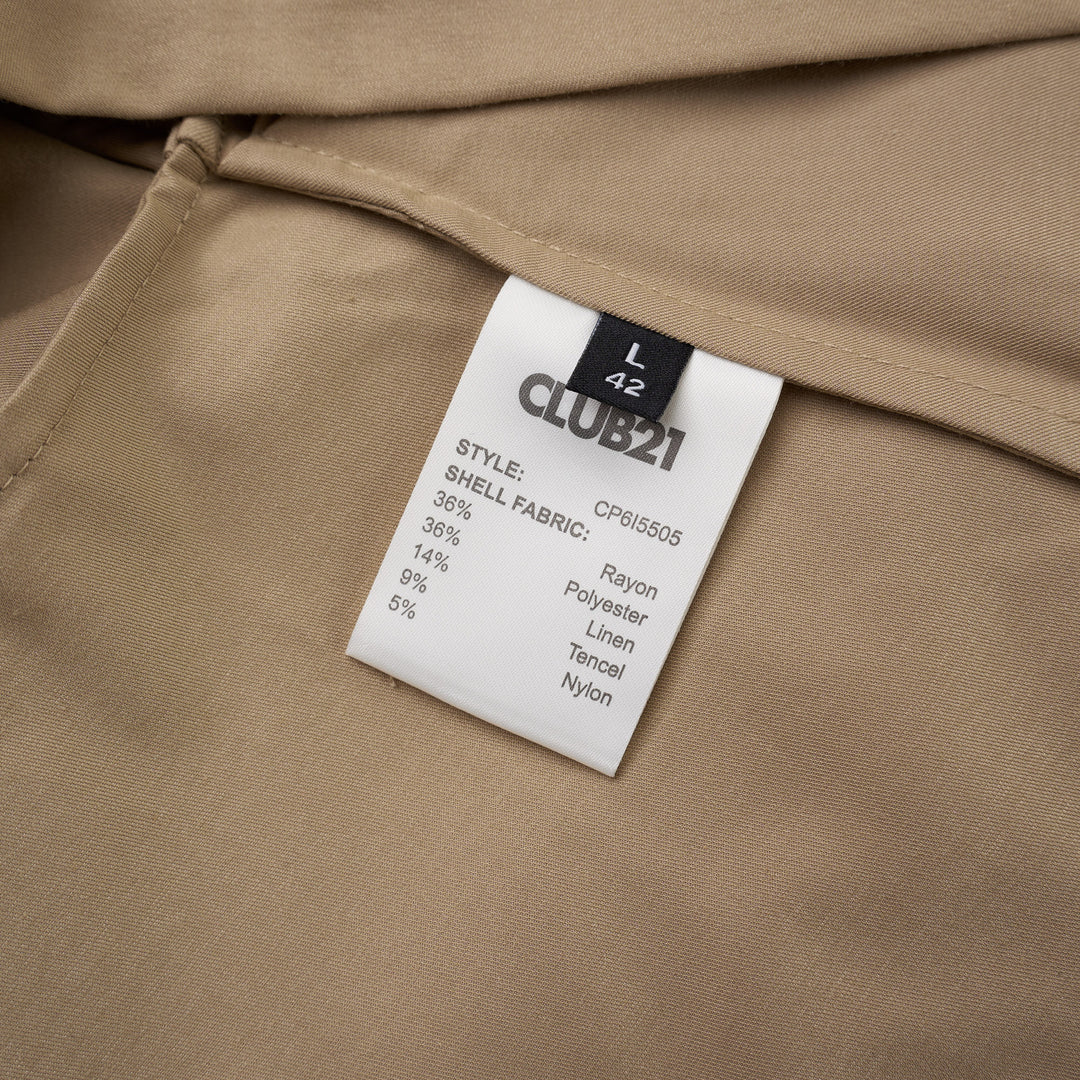 Club21 Collection Tate Light Stretch Rayon Linen Top - view 3