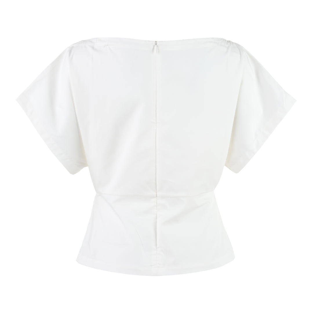 Club21 Collection Tate Light Stretch Rayon Linen Top - view 2