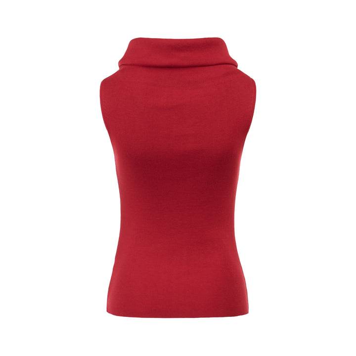 Club21 Collection Sleeveless Roll Neck Knit Top - view 2