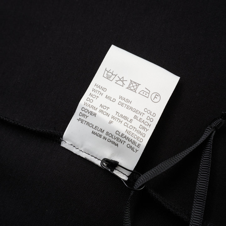 Black sleeveless high-neck stretch modal jersey top with a concealed centre back zip, shown from the back - view 3