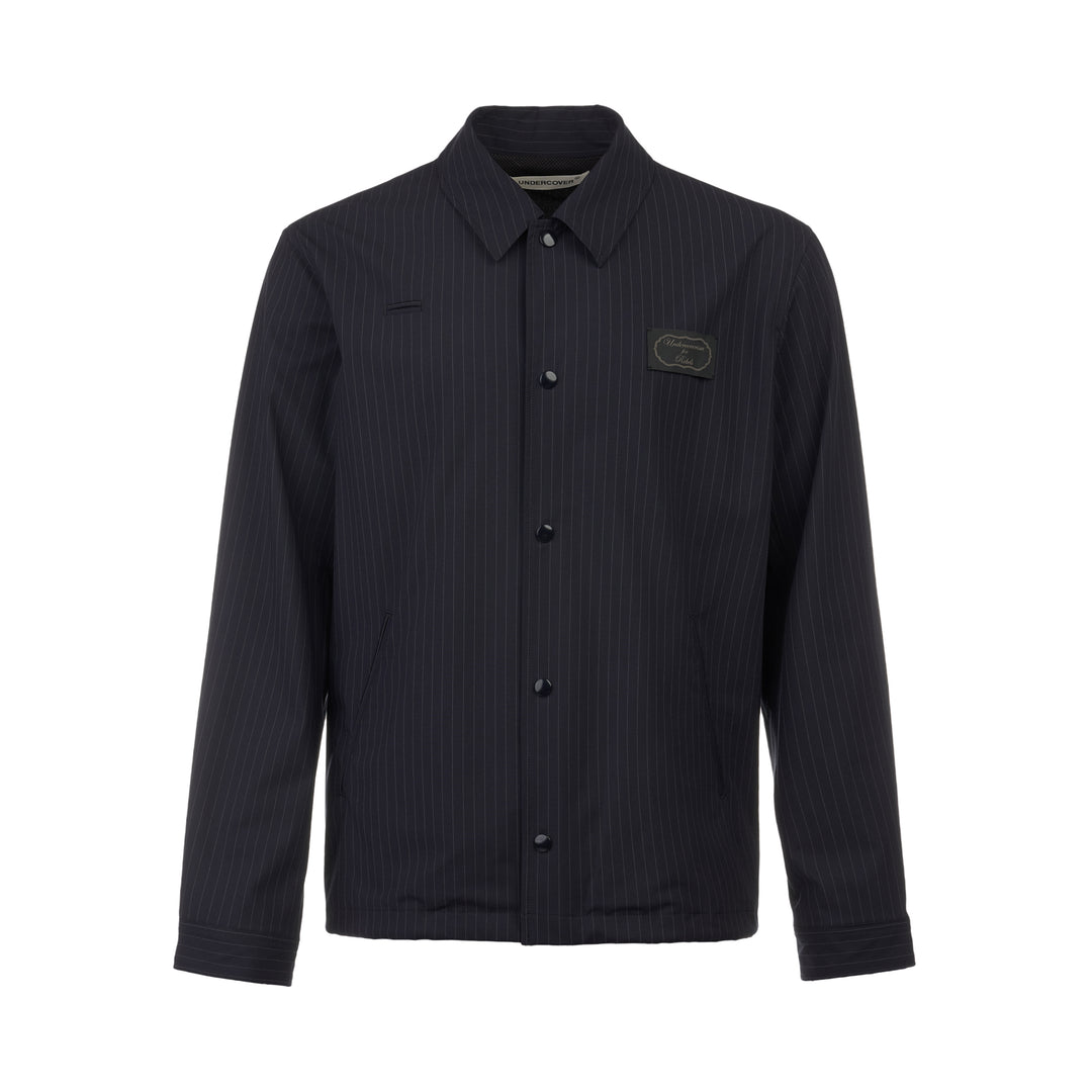 Pinstripe Button Down Jacket