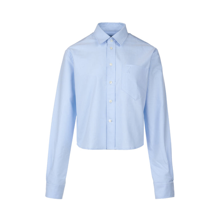 Cropped Classic Fit Shirt
