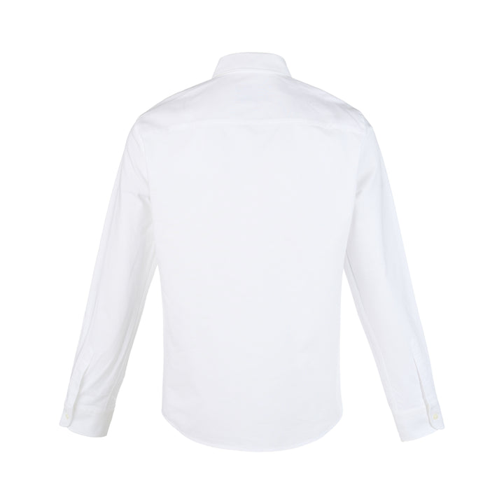 AMI Contrasted Button-Down Collar Long Sleeve Shirt - view 2