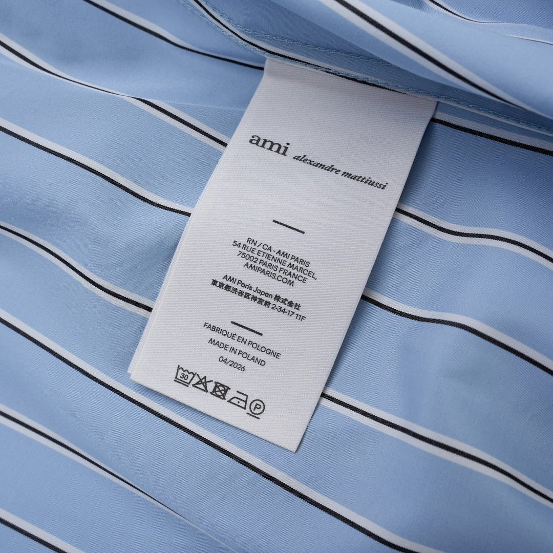 Contrasted Striped Long Sleeve Shirt