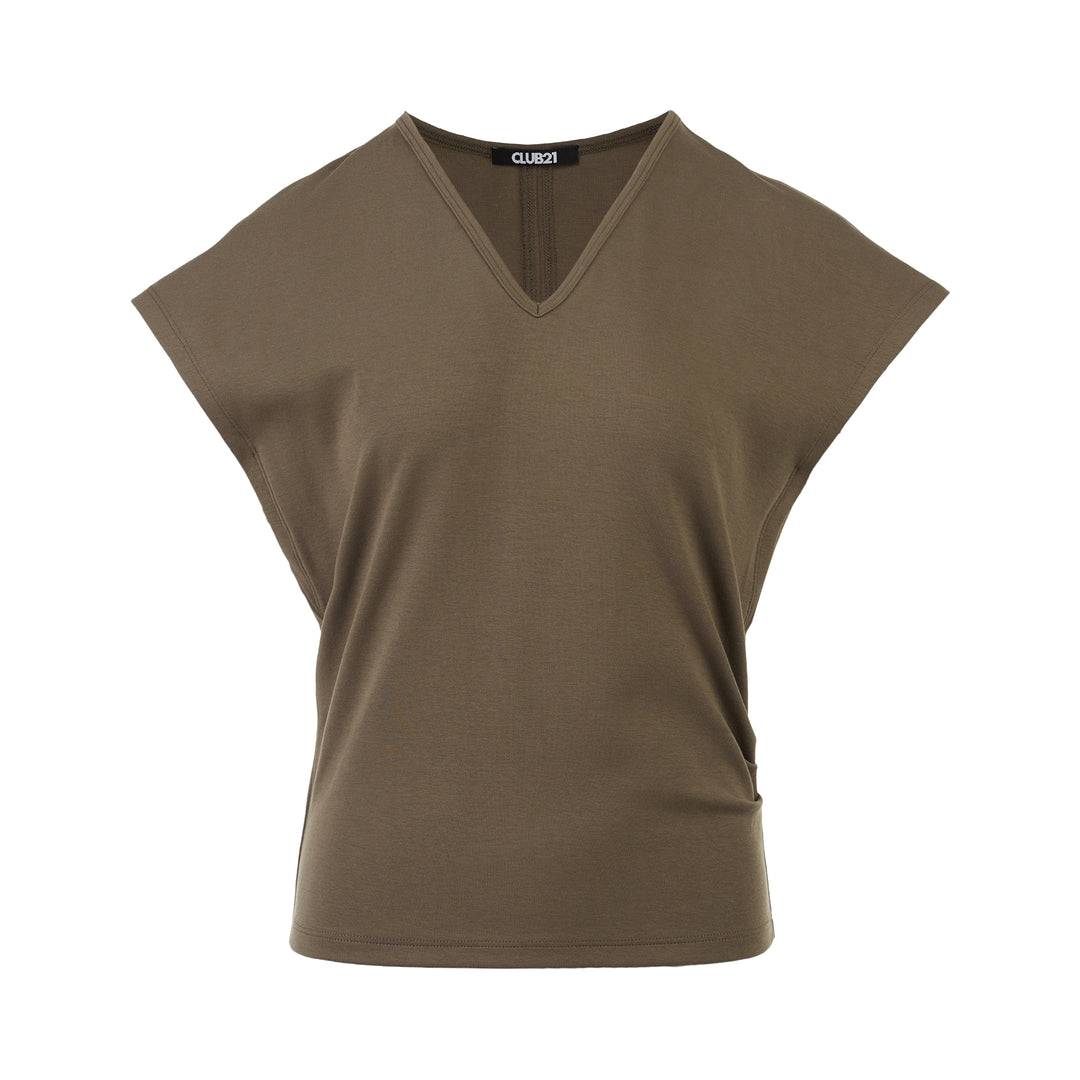 Club21 Collection Leonie Cotton Spandex Jersey Top
