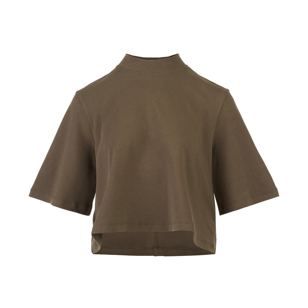 Club21 Collection Irene Cropped Jersey Tee