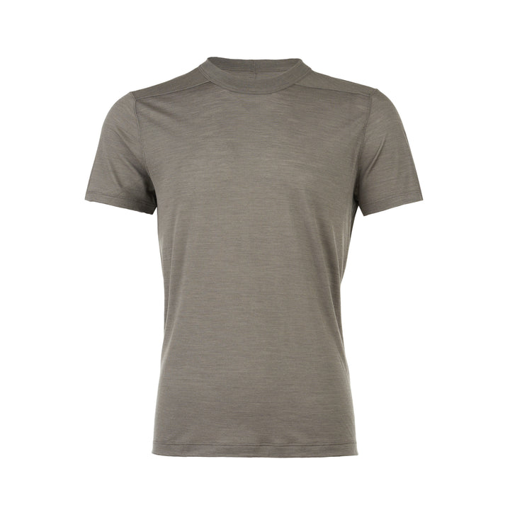 Rick Owens Short Level Wool Silk Jersey Tee